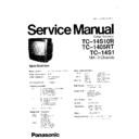 tc-14s10r, tc-1405rt, tc-14s1 service manual