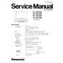 Panasonic TC-19LX50, TC-23LX50, TC-19LE50, TC-23LE50 Service Manual