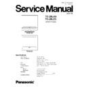 tc-20la5, tc-20le5 service manual