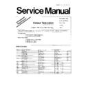 Panasonic TC-21S2A Service Manual / Supplement