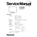Panasonic TC-32LX50, TC-26LX50 Service Manual