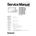 Panasonic TH-32LHD7UY, TH-32LHD7UXK, TH-32LHD7UXS, TH-32LHD7EK, TH-32LHD7ES, TH-32LHD7BK, TH-32LHD7BS Service Manual