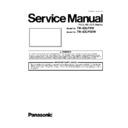 Panasonic TH-42LF6W, TH-42LF60W Service Manual