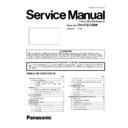 Panasonic TH-47LF30W Service Manual