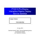 Panasonic TH-50PB2E, TH-65PB2E Service Manual / Other