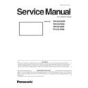 Panasonic TH-55LFE8W, TH-55LFE8U, TH-55LFE8C, TH-55LFE8E Service Manual