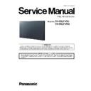 Panasonic TH-55LFV5U, TH-55LFV5W Service Manual