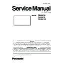 Panasonic TH-55SF2U, TH-55SF2E, TH-55SF2W (serv.man2) Service Manual