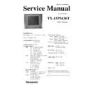 tx-15pm30t, tc-21x3, tx-21x3t service manual