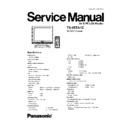 Panasonic TX-15TA1C Service Manual