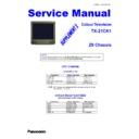 Panasonic TX-21CK1 Service Manual / Supplement