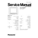 Panasonic TX-21FG20T Service Manual