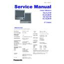 tx-21jt1p, tc-21jr1p, tx-14jt1p, tc-14jr1p service manual
