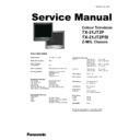 tx-21jt2p, tx-21jt2b service manual