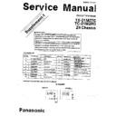Panasonic TX-21M2TD, TC-21M2RD Service Manual / Supplement