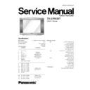 Panasonic TX-21RX20T Service Manual