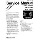 Panasonic TX-21X3T Service Manual / Supplement