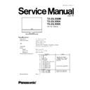 tx-23lx50m, tx-23lx50a, tx-23lx50x service manual