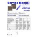Panasonic TX-25CK1F, TX-25CK1M, TX-25CK1BM Service Manual / Supplement