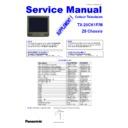 tx-25ck1f, tx-25ck1m service manual / supplement