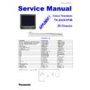 Panasonic TX-25CK1P, TX-25CK1M Service Manual / Supplement