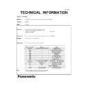 Panasonic TX-25LK10P, TX-28LK10P, TX-28LB10P, TX-29AL10P, TX-29AS10P Service Manual / Other