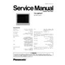 Panasonic TX-25P20T, TX-34P250T, TX-80P250Z Service Manual