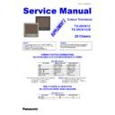 Panasonic TX-28CK1C, TX-28CK1B Service Manual / Supplement