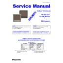 Panasonic TX-28CK1F, TX-28CK1B Service Manual / Supplement