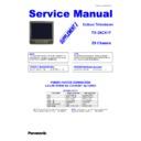 Panasonic TX-28CK1F Service Manual / Supplement