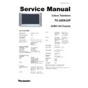 tx-28dk20p service manual