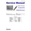 Panasonic TX-28LK10F, TX-28LK10S Service Manual / Supplement