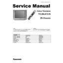 Panasonic TX-28LK1CS Service Manual / Supplement