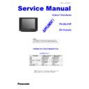 Panasonic TX-28LK1P Service Manual / Supplement