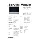 Panasonic TX-28PG45 Service Manual