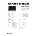 Panasonic TX-28PK10, TX-28PK10E Service Manual