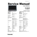 Panasonic TX-28PK3D, TX-28PK3F Service Manual