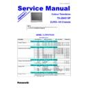 Panasonic TX-29AS10P Service Manual / Supplement
