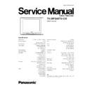 Panasonic TX-29FG50TU-CIS Service Manual