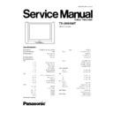 Panasonic TX-29G450T Service Manual