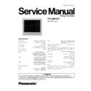 Panasonic TX-29P20T Service Manual