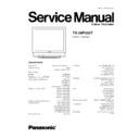 Panasonic TX-29P250T Service Manual