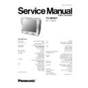 Panasonic TX-29P80T Service Manual