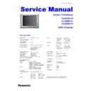 Panasonic TX-29PM11D, TX-29PM11F, TX-29PM11P Service Manual