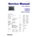 Panasonic TX-29PX10D, TX-29PX10F, TX-29PX10P Service Manual