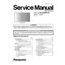 Panasonic TX-32AR310 Service Manual