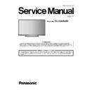 Panasonic TX-32AR400 Service Manual