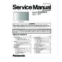 Panasonic TX-32CR410 Service Manual