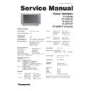 Panasonic TX-32E50D, TX-32PS12D, TX-32PS12F, TX-32PS12P Service Manual