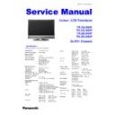 tx-32lx60f, tx-32lx60p, tx-26lx60f, tx-26lx60p service manual